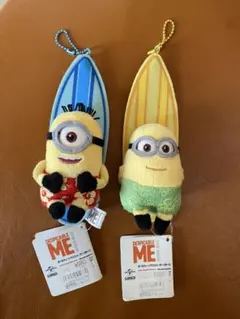 ミニオン サーフボード付きぬいぐるみ 2体セット　お値下げ可