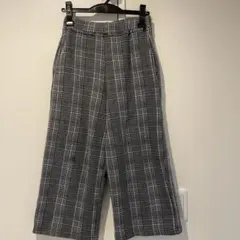 チェック裏起毛パンツ　150