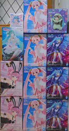 【初音ミク】　プライズ　フィギュア　まとめ売り　桜ミク　１２体