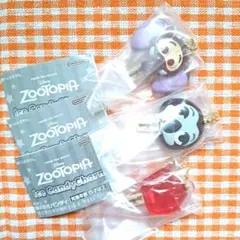 【３点セット】ズートピア２アイスキャンディーチャーム