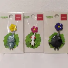 【新品】ピクミン メタルピンバッジ 3個　岩　氷　白　Ninrendo 任天堂