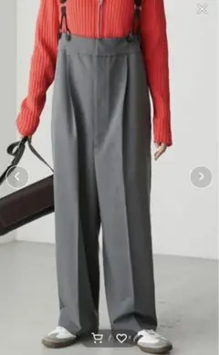 forksy サスペンダー付きタックパンツサロペットオーバーオールIENAなど