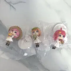 五等分の花嫁∽　みあげてすたぁマスコット　一花　四葉　五月　3点