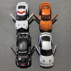 トミカ　日産GT-R (NISMO GT500含む) 4台セット　箱無しのサムネイル