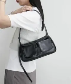 a*i様 Aunt Marie's ショルダーバッグ　ブラック