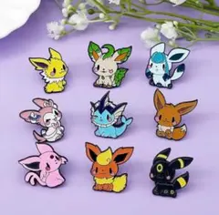 ポケモン イーブイ進化系 ピンバッジ 9種セット 新品 - メルカリ
