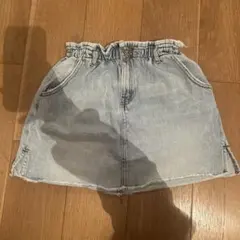 ZARA ライトブルーデニムスカート 13-14歳