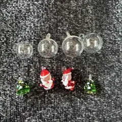 クリスマス ガラスオーナメント 4個セット　水槽