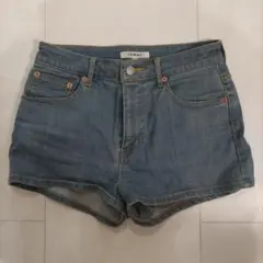 TOMMY デニムショートパンツ ライトブルー