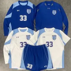 5点セット アンダーアーマー 高校サッカー 桐光学園 練習着 トレーニングウェア