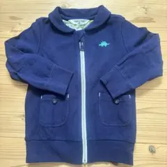 SIMPLE FREE ネイビー ジップアップジャケット 100 上着 キッズ