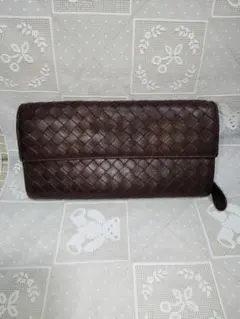美品　ボッテガヴェネタ　イントレチャート　長財布　財布