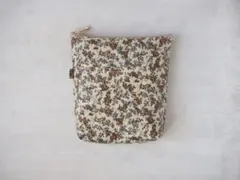 【リバティ】布小物／ファスナーポーチ／メイクポーチ