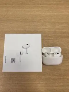 【美品】Apple AirPods Pro（第二世代） 本体　付属品ありのサムネイル