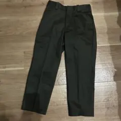 ユニクロＵ　レギュラーフィットワークパンツ　オリーブ　76サイズ