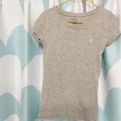 キッズラルフローレン グレーティシャツ130cm 美品 おそろコーデ可能
