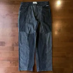 Dime BLOCKED RELAXED DENIM PANTS BLACKのサムネイル
