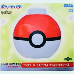【新品・未開封】ポケットモンスター モンスターボール風デザインティッシュケース