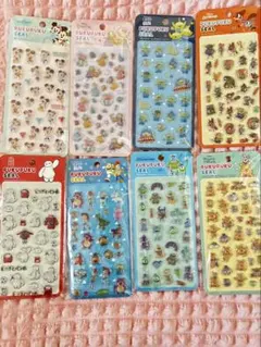 き*こ様 【国内正規品】ディズニーぷくぷくシール8点セット【新品未開封】