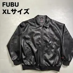 FUBU レザージャケット　合皮　フェイクレザー　エコレザー　ストリート　XLのサムネイル