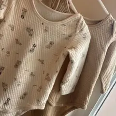 birthday ロンパース 2枚セット キルト バースデイ cottoli