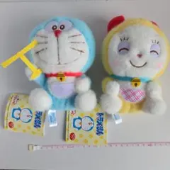 ドラえもん 赤いほっぺ ぬいぐるみ ふわりVer. 2個セット ドラミちゃん