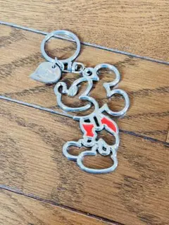 ミッキーマウス メタルキーホルダー 約8cm