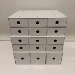 無印良品 再生ポリプロピレン入り小物収納ボックス６段／３段 組み合わせ