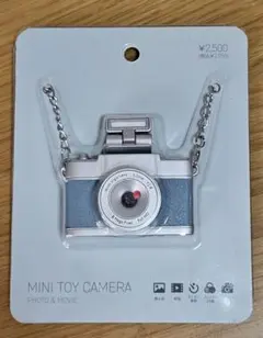 スリーコインズ 3coins ミニトイカメラ ブルー