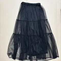 GLOBAL WORK(グローバルワーク) ブラック フレアスカート M