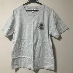 キャラクターグラフィック グレーTシャツ