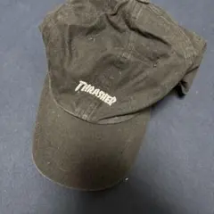 THRASHER キャップ ブラック