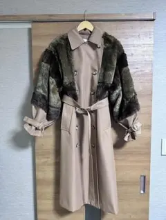 MURUA ロングコート ファーコート