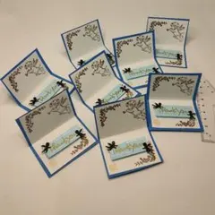 ８点550円　世界に１つだけのオリジナルハンドメイドメッセージカード