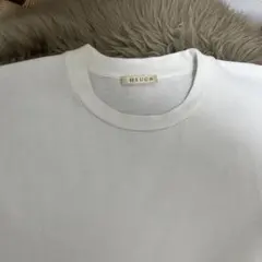 HEUGN ホワイト ニットTシャツ