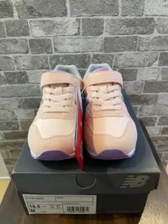 new balance 373 キッズスニーカー 18.0 ピンク