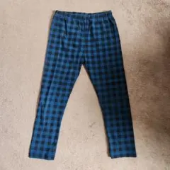 チェック柄 長ズボン 110cm