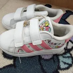 adidas フレンズ スニーカー ホワイト/ピンク新品未使用汚れあり15.0㎝