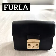 FURLA ショルダーバッグ ブラック　メトロポリス