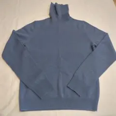 ユニクロ　カシミヤ100%　タートルネックニット
