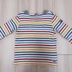 ミキハウス 長袖カットソー 120cm ストライプ