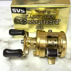 【美品】SHIMANO カルカッタコンクエスト51 箱付 付属品有 ベイトリールのサムネイル