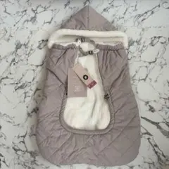 【新品、未使用品】抱っこ紐用 防寒ケープ キルティング フード付き