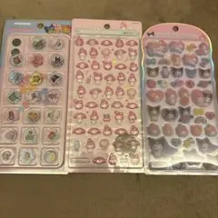 サンリオ　シール3点セット