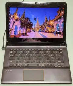 美品中古、カッコイイブラック色SONY VAIO SVE14AA12N
