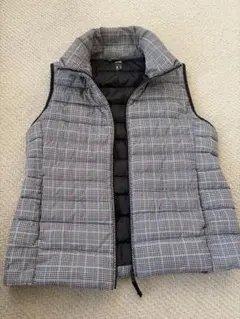 UNIQLO チェック柄 ダウンベスト★ユニクロ
