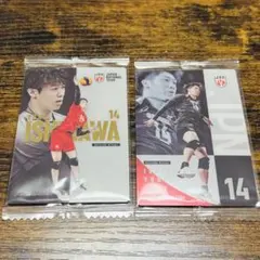 男子日本代表 バレー ツインウエハース 石川祐希 カード コラボイラストセット