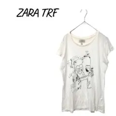 スカルプリント 【36】 プリントTシャツ フレンチスリーブ レディース 春夏のサムネイル