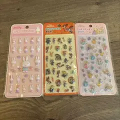 PUKUPUKUSEAL ぷくぷくシール　ズートピア　プリンセス　ミッフィー