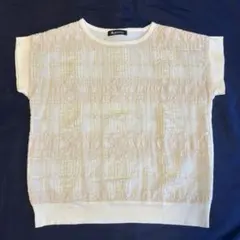 Aquascutum 半袖カットソー クリーム色のサムネイル
